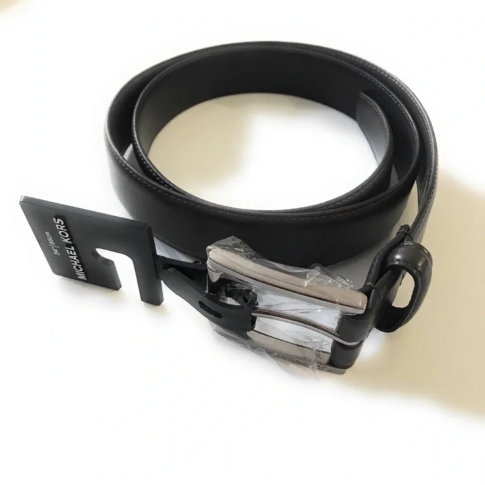 Michael Kors Men Dress Belt. Brown. Size 34- 85 cm.NWT